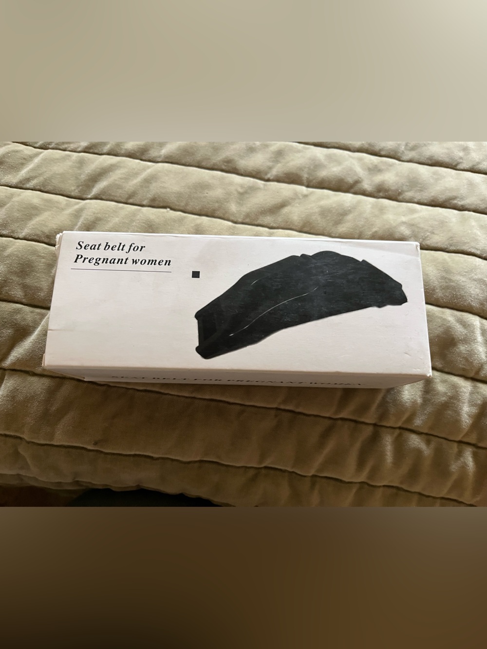 Pregnancy Seat Belt Cover - Black